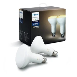 Philips Hue 2-Pack White Ambiance BR30 60W Equivalent Dimmable LED Smart Flood - Picture 1 of 9
