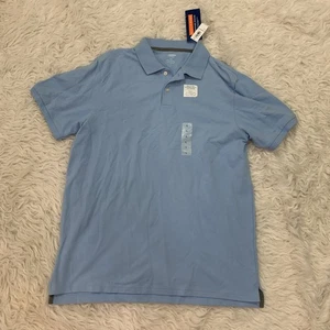old navy women blue polo shirt large - Picture 1 of 3