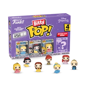 Funko Bitty Pop! Pack de 4 Princesas Disney Serie 3 Princesas Disney Disney - Imagen 1 de 6