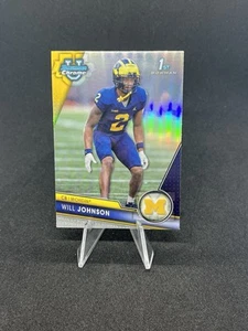 Bowman University 2023 cromo - refractor Will Johnson #157 (RC) - Imagen 1 de 2