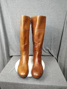 Ralph Lauren RLL Berdie-W Knee High Leather Riding Boots Women's Size 7.5 B - Picture 1 of 8
