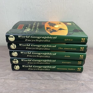 World Geographical Encyclopedia, 5-Volume Set by McGraw Hill 1995 Hardcover - Picture 1 of 17