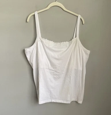 New Coldwater Creek White Plus Size Camisole Plus Size 2X - Image 1 of 4