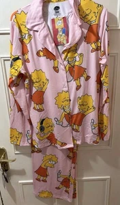Pijama Primark Los Simpson Lisa Simpson Talla M Reino Unido 12-14 - Imagen 1 de 5