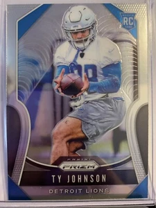 TY JOHNSON - 2019 Panini Prizm RC Rookie Detroit LIONS (i73) - Picture 1 of 2