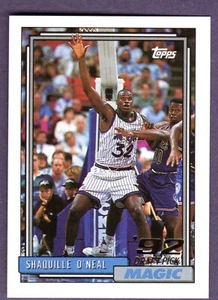Shaquille O'Neal Orlando Magic 1992 Topps #362 - Imagen 1 de 2