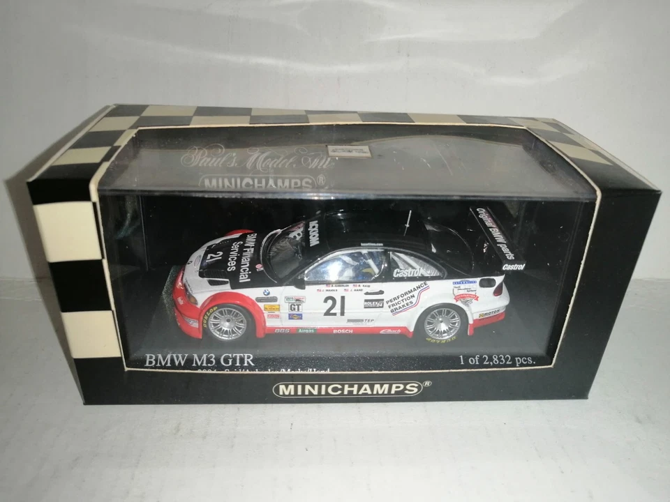 BMW M3 GTR DAYTONA 2004 MINICHAMPS SCALA 1/43  400 042121 - Immagine 1 di 1