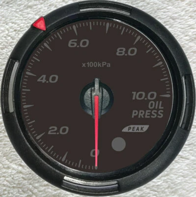 2-3/8"/60mm Oil Pressure Gauge With Senders 0-10bar 0-1000kpa Modified Gauge 12V - Image 1 of 4