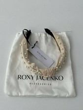 Roxy Jacenko- Headband, Cream satin & Pearls