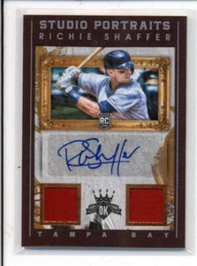 RICHIE SHAFFER 2016 DIAMOND KINGS STUDIO PORTRAITS ROOKIE JERSEY AUTO /99 AX9910 - Picture 1 of 1
