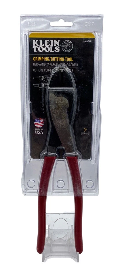Klein Tools 9” Herramienta de corte de prensado eléctrico 1005 - Crimpadoras hechas en EE. UU. Foto 1 de 1