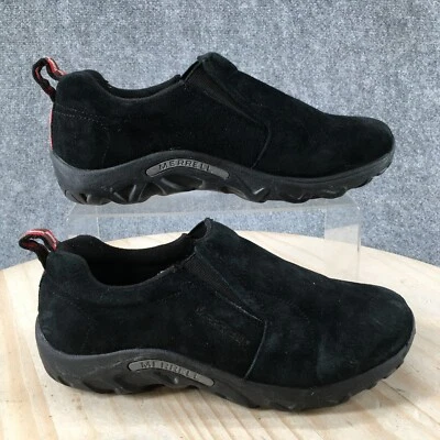 Merrell Zapatos Juveniles 6 M Mujeres 7.5 Jungle Mocasín Tenis Niños Negro Gamuza Foto 1 de 4