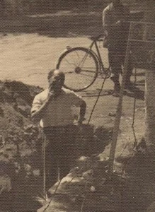 Baumänner Zivil Kabelspleißer in ROM ITALIEN Vintage 40er Jahre Foto - Bild 1 von 1