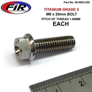 HONDA CRF 250 450 FIR Titanium throttle housing fixing bolts PACK OF 2 - Foto 1 di 3