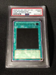 Yugioh - The Beginning of The End PTDN-EN053 1st Edition Ultimate Rare PSA 9 - Picture 1 of 2