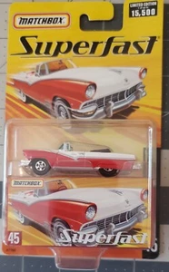 Matchbox Number 45 1956 Ford Sunliner Factory Sealed Blister with Box 2005 - Picture 1 of 3