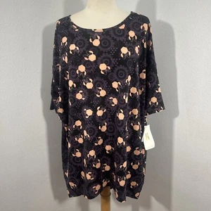 LuLaRoe Blouse Womens Medium Disney Irma Minnie Mouse Tunic Top - Picture 1 of 9