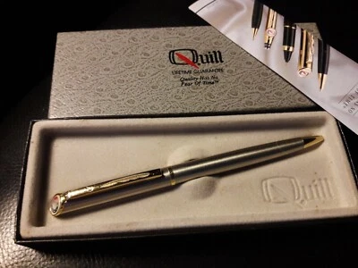 Caneta Quill Vintage, Tri-Funds dos Trabalhadores da Nova Inglaterra -Nunca Usada, Na Caixa Original. - Imagem 1 de 4