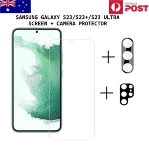 For SAMSUNG GALAXY S23, S23+ S23 ultra Tempered Glass screen or camera protector - Picture 1 of 16