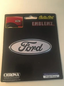 FORD Chroma EMBLEMZ DECAL New in Sealed Package - Picture 1 of 1