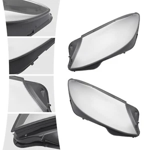 Left & Right Headlight Lens Covers For 2014-2017 Mercedes-Benz W222 S-Class - Picture 1 of 19
