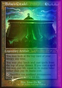 MTG Magic the Gathering Bolas's Citadel (3/9) Love Your LGS 2021 LP FOIL - Picture 1 of 1