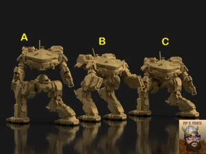 KGC-000 King Crab Mech para Battletech escala CGL silogía ¡tres variaciones! - Imagen 1 de 1