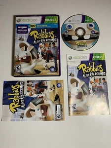 Rabbids Alive And Kicking (Xbox 360, 2011) CIB Complete w/Manual Tested - Picture 1 of 4