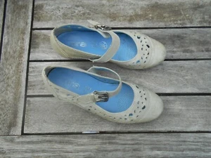 COLLECTOR ! CHAUSSURES ARA CUIR GRISES BE A 20€ ACH IMM IDEALES ETE CONFORT FP R - Picture 1 of 12