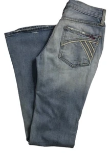 BLUE CULT Women’s Skinny Jeans ~  Size 25 x ~ Low Rise ~ Flare Leg ~ Light - Picture 1 of 8