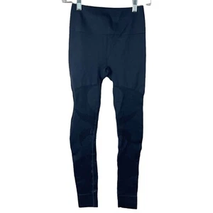 FABLETICS collant donna XS nero maglia aperta accento compressione pull on allenamento - Foto 1 di 5