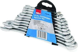 Hilka 17161102 11PC Combi Spanner Set Metric, Clear - Picture 1 of 3