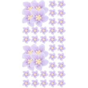 Set of 2 Harzblumenfleck Anhänger Aus Mit Flacher Rückseite Flatback-Anhänger - Bild 1 von 12
