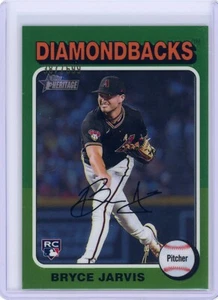 2024 Topps Heritage High Number #287 BRYCE JARVIS RC CHROME /699 DIAMONDBACKS - Picture 1 of 2