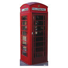 ENGLISH PHONE BOOTH British Call Box CARDBOARD CUTOUT Standee Standup Prop