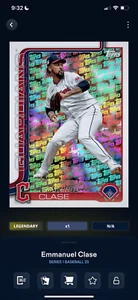 DIGITAL Topps Bunt Series 1 Baseball 25 Emmanuel Clase Rainbow - Picture 1 of 2