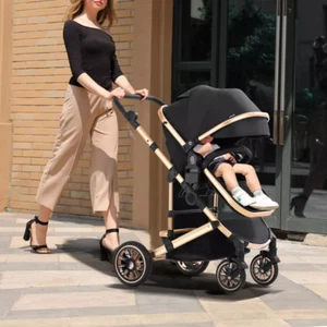 Baby Stroller Pram Bassinet Carriage Infant Travel Pushchair Foldable Strollers - Picture 1 of 19