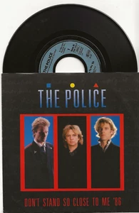 THE POLICE DON'T STAND SO CLOSE TO ME '86 GERMANY SINGLE WITH PIC SLEEVE, MINT - Picture 1 of 2