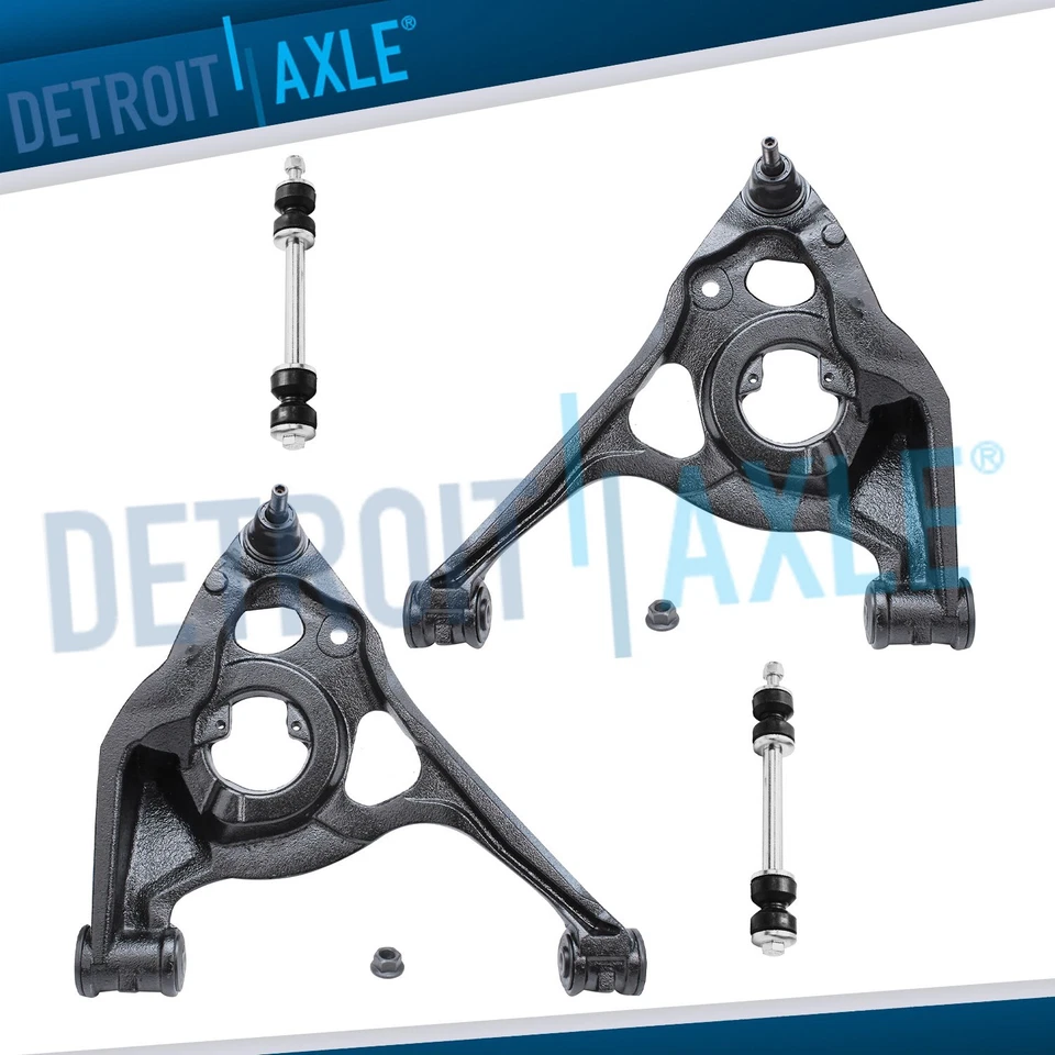 Front Lower Control Arms + Sway Bar Links for 2003-2013 2014 Express Savana 1500 - Image 1 of 4