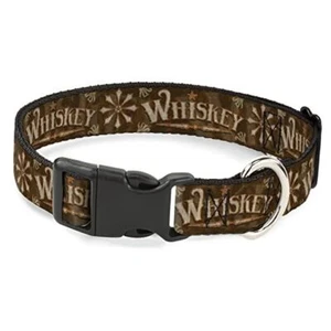 Pet Collar, Dog Collar Plastic Buckle, 1.5" Wide - Fits 16-23" Neck - Medium - Picture 1 of 5
