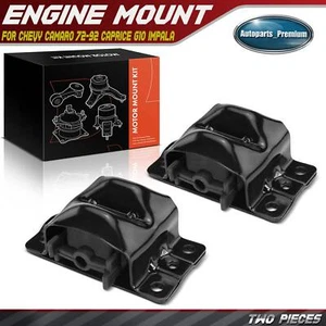 2x Engine Motor Mount for Chevy Camaro 1972-1992 Caprice Impala GMC Oldsmobile - Picture 1 of 7