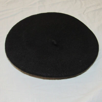 Новый с Ярлыками INC International Concepts твердого шерсти смесь берет шляпа женщин один размер черный - Изображение 1 из 4