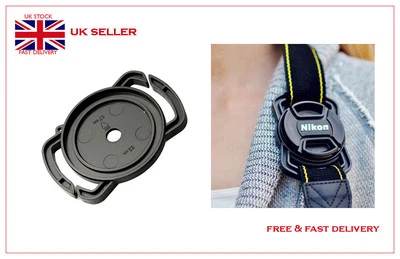 CACHE LENTILLE support boucle sécurité pour Canon 52mm 58mm 67mm taille, Sony - Photo 1/4