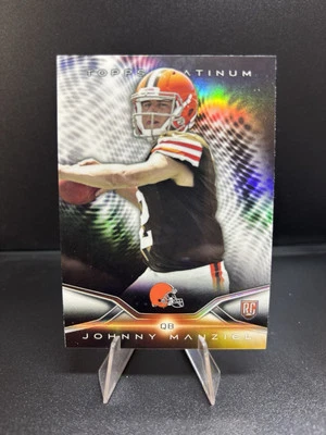 Johnny Manziel 2014 Topps Platinum Rookies Black Refractor RC #126 RC - Image 1 of 2