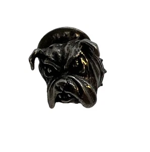 Bulldog Mostrando Dientes Metal Pin Solapa Peltre Color .25” Hecho en EE. UU. LEER - Imagen 1 de 17