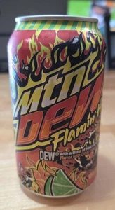 Mountain Dew Flaming Flamin’ Hot One 12oz Can 2022 Blast Of Heat And Citrus! 🐸 - Picture 1 of 3