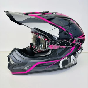 O’Neal 3 Series Freerider Helmet size Small Neon Pink Black Cleaned SEE DETAILS - Picture 1 of 16