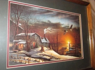 Litografía pequeña Terry Redlin Foto 1 de 3