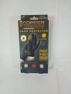 Guardwell Copper Fit Hand Protector Black Gloves BRAND NEW IN BOX (SZ L) - Picture 1 of 3