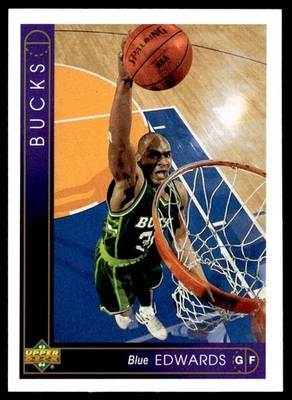 1993-94 Upper Deck Blue Edwards Milwaukee Bucks #61 - Image 1 of 2